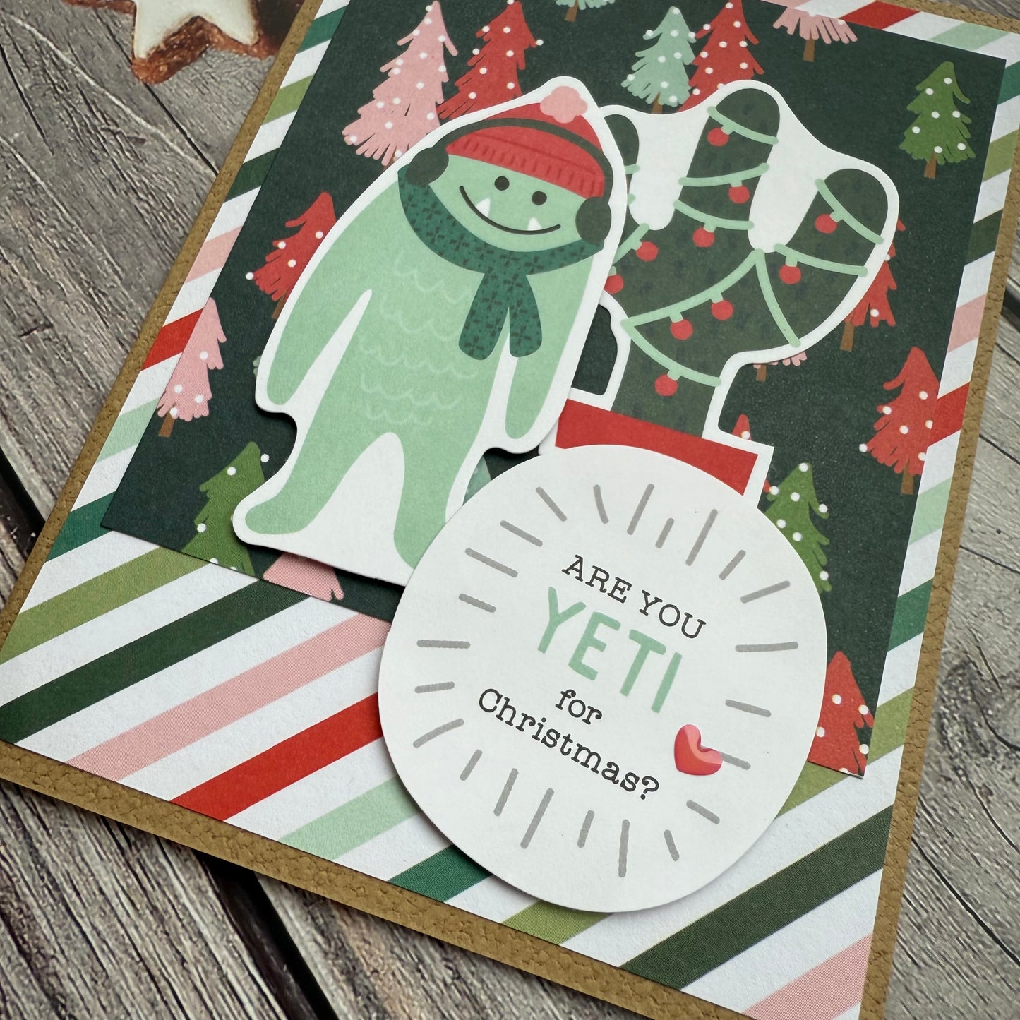【手作心意卡】小小快樂聖誕系列聖誕卡 - Are you Yeti for Christmas
