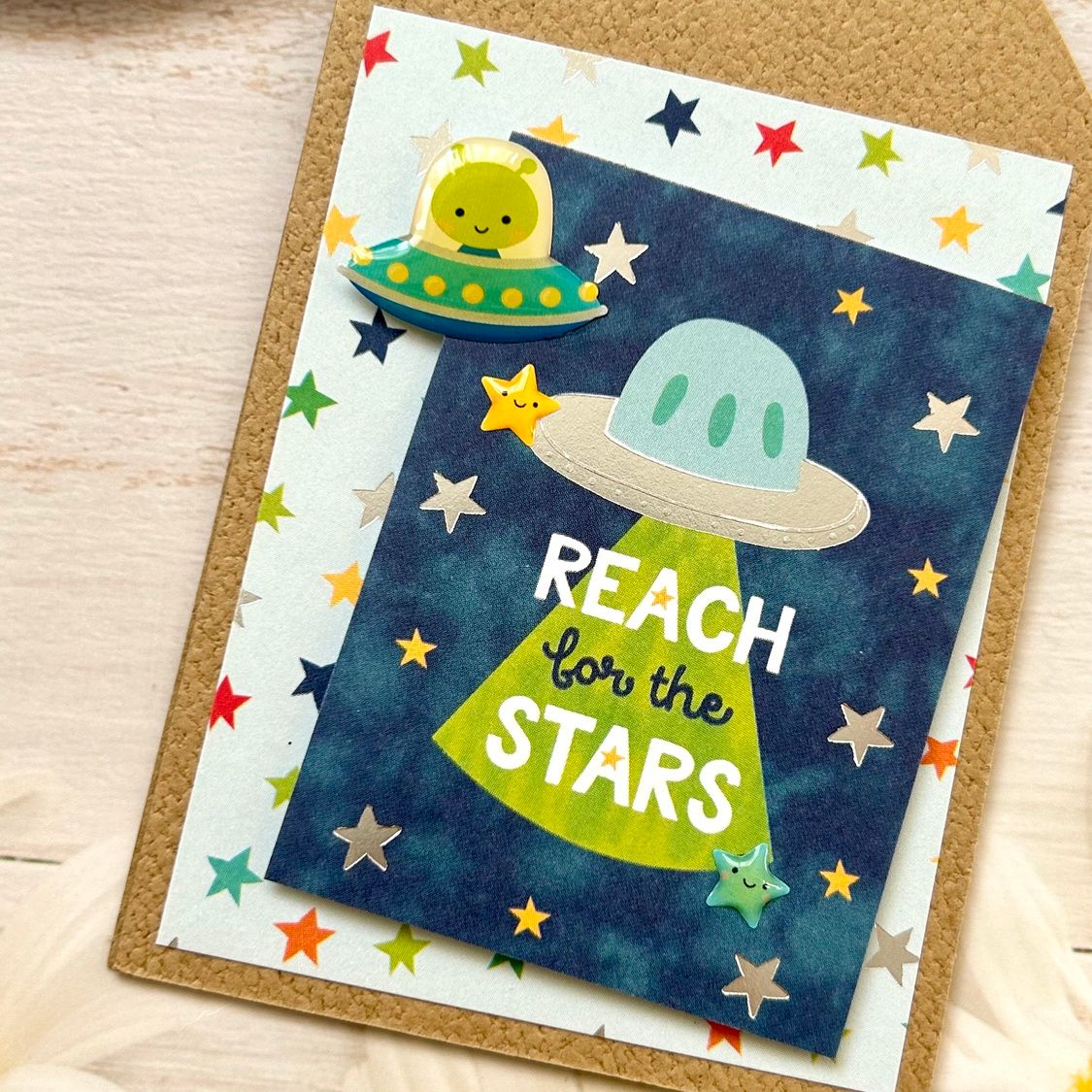 [Handmade Cards] Gift Tag Series - Reaching for the Stars