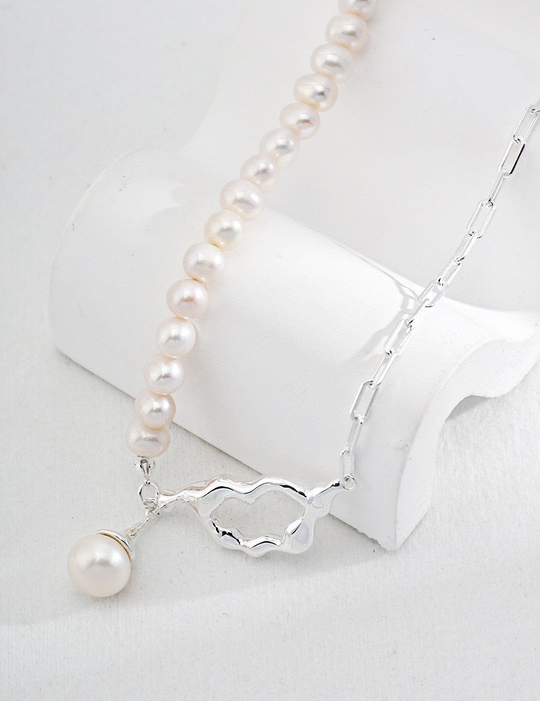 Pearl Reshaping Series Necklace & Earrings