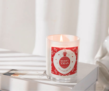 聖誕香氛蠟燭杯（附木蓋）