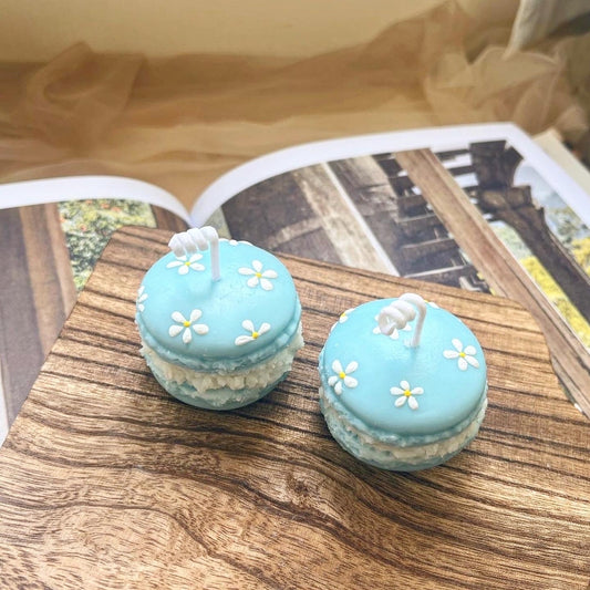 Macaron Scented Candle - Blue