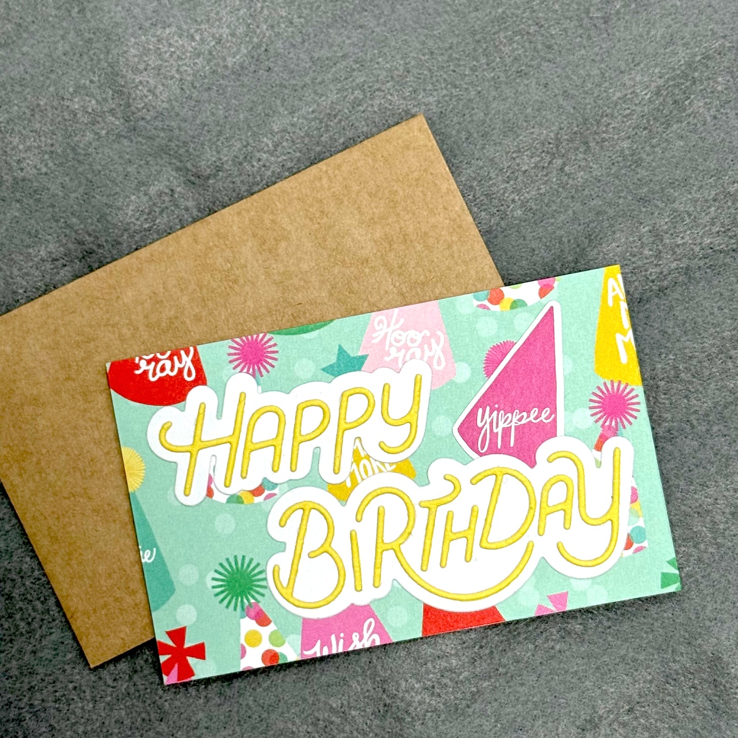 【手作心意卡】生日許願系列迷你生日卡 - Happy Birthday