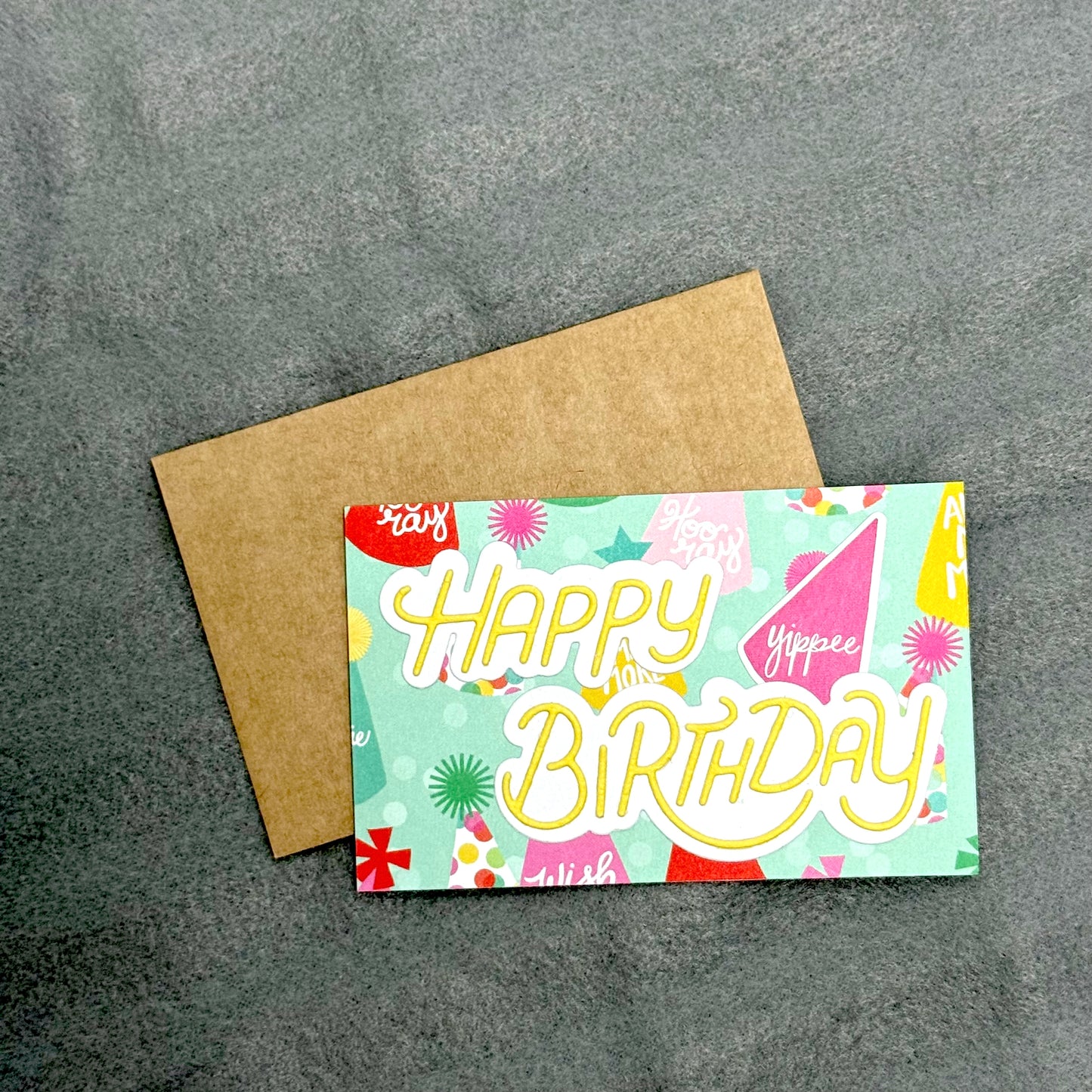 【手作心意卡】生日許願系列迷你生日卡 - Happy Birthday