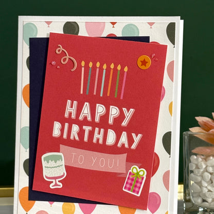 【手作心意卡】生日許願系列生日卡 - Happy Birthday To You