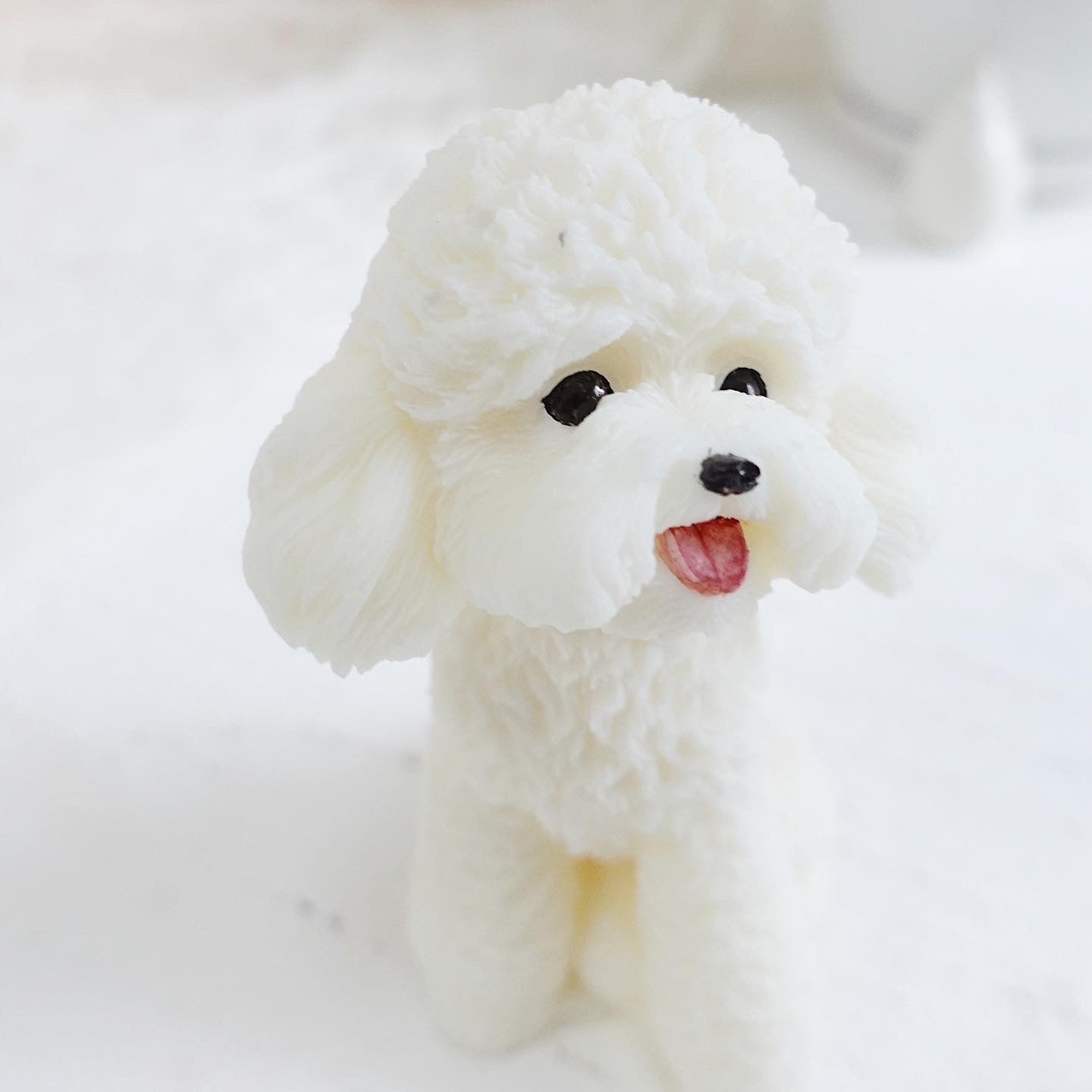 Fluffy Poodle Candle - Brown