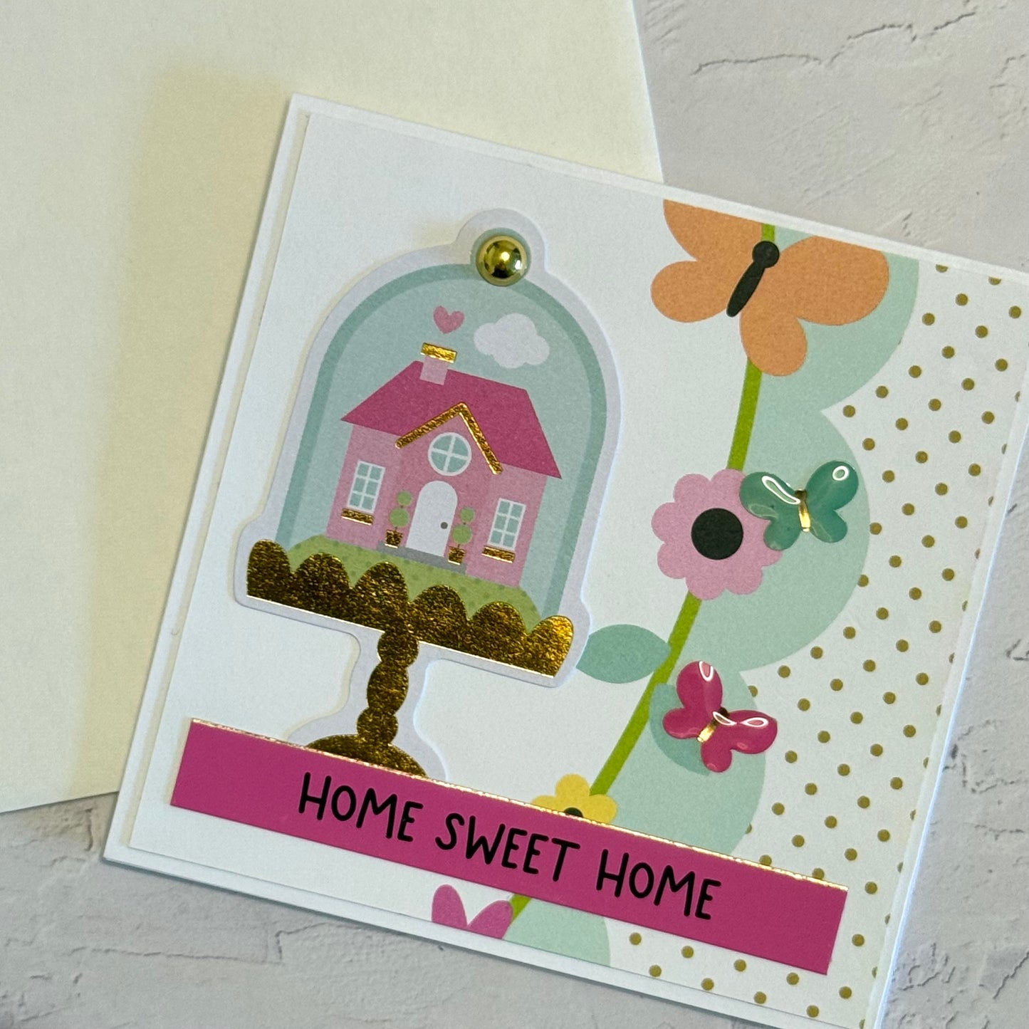 【手作心意卡】繽紛生活系列迷你萬用卡 - Home sweet home