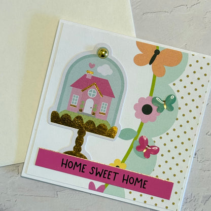 【手作心意卡】繽紛生活系列迷你萬用卡 - Home sweet home