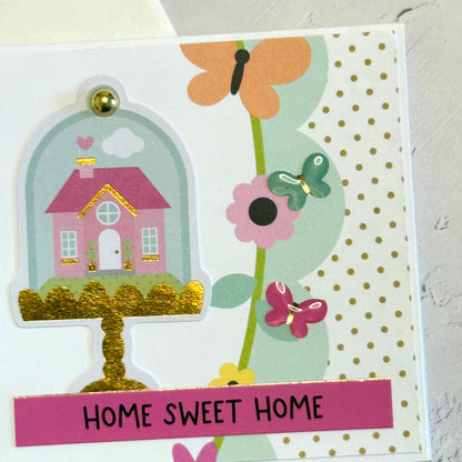【手作心意卡】繽紛生活系列迷你萬用卡 - Home sweet home