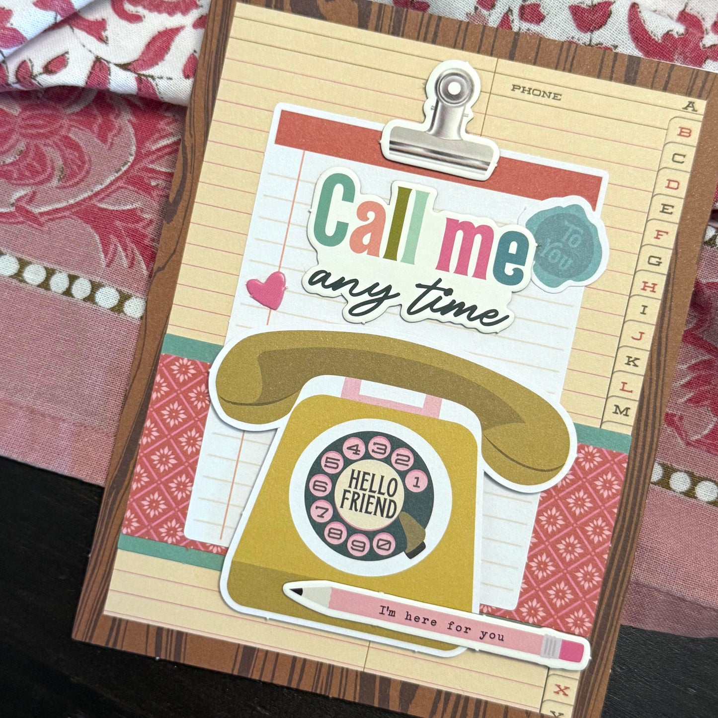【手作心意卡】值得重視的人和事系列萬用卡 - Call me any time