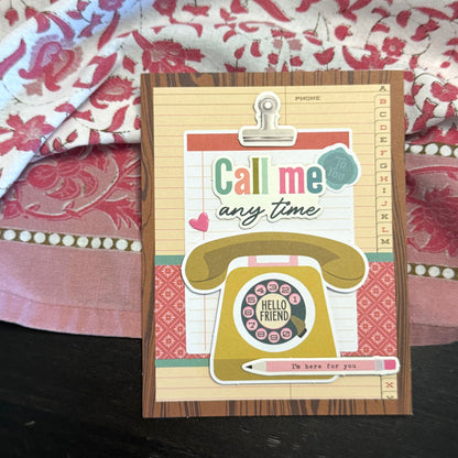 【手作心意卡】值得重視的人和事系列萬用卡 - Call me any time