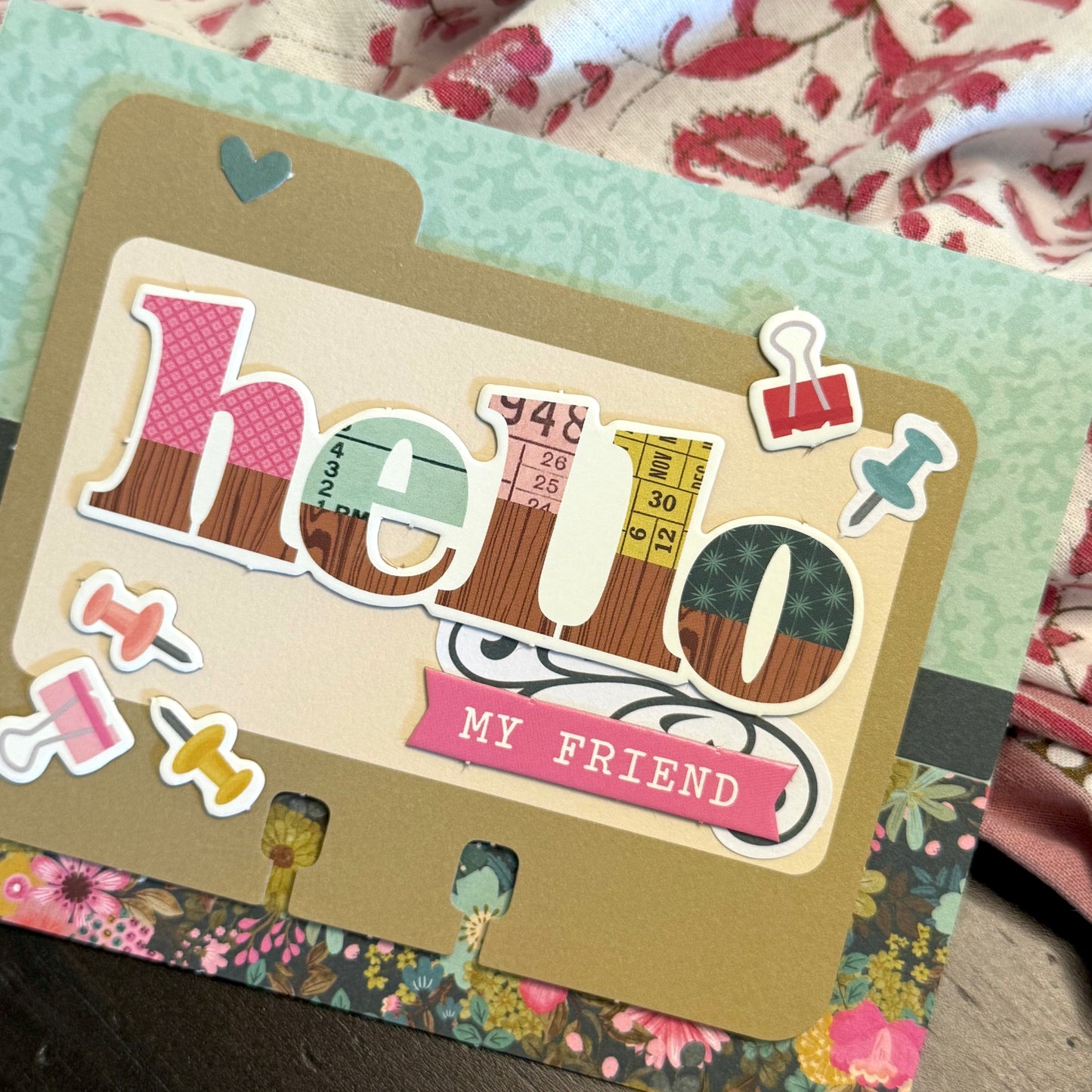 【手作心意卡】值得重視的人和事系列萬用卡 - Hello my friend