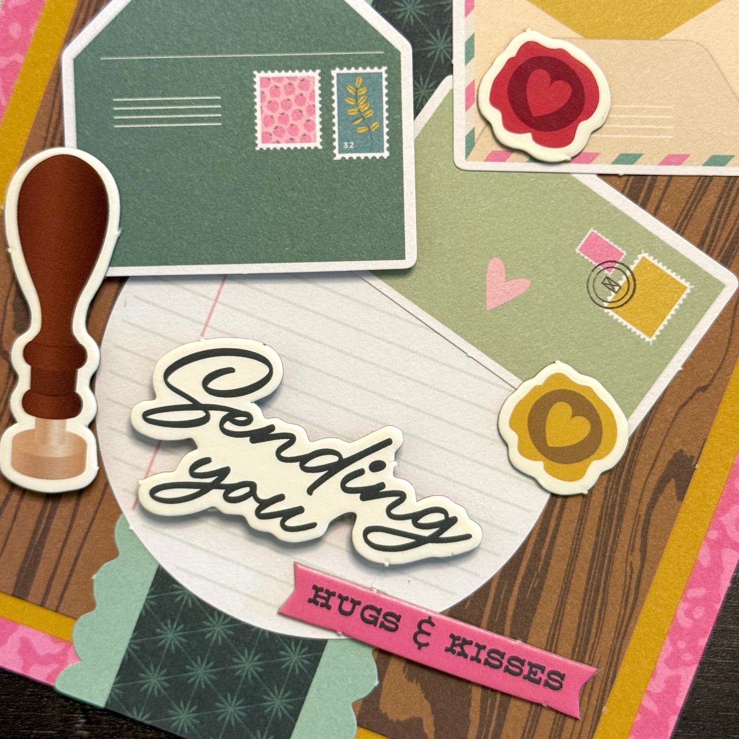 【手作心意卡】值得重視的人和事系列萬用卡 - Sending you hugs and kisses