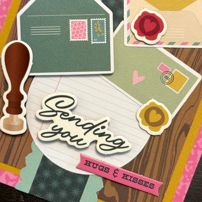 【手作心意卡】值得重視的人和事系列萬用卡 - Sending you hugs and kisses