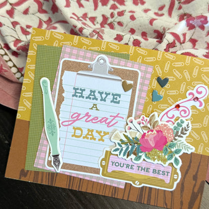【手作心意卡】值得重視的人和事系列萬用卡 - Have a great day, you're the best