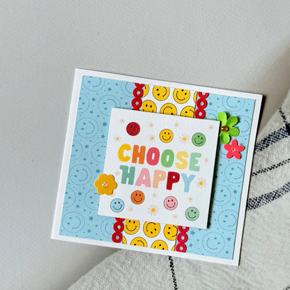 【手作心意卡】美好小日子系列迷你萬用卡 - Choose happy