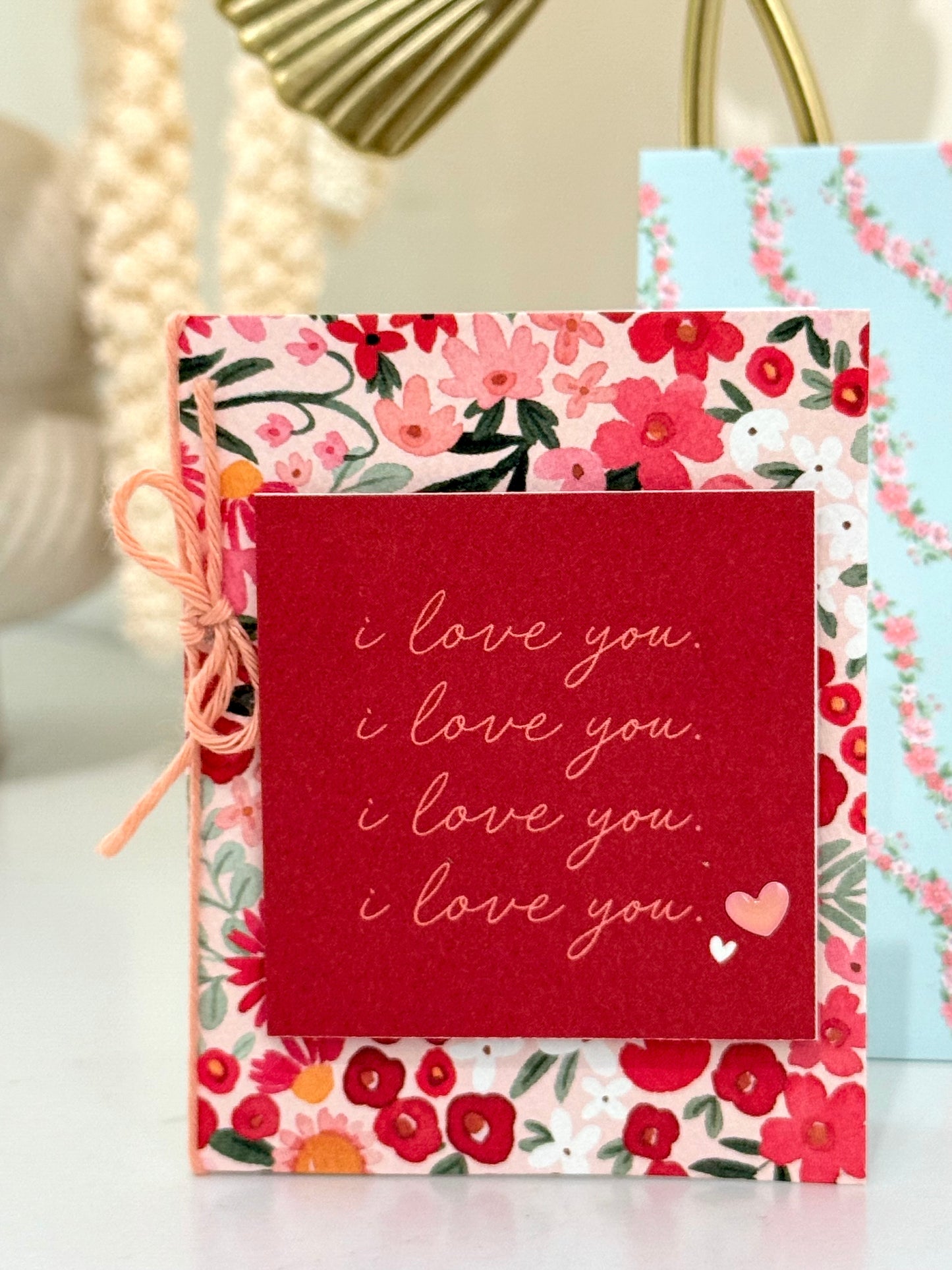 【手作心意卡】我的情人系列情人節卡 - I love you~