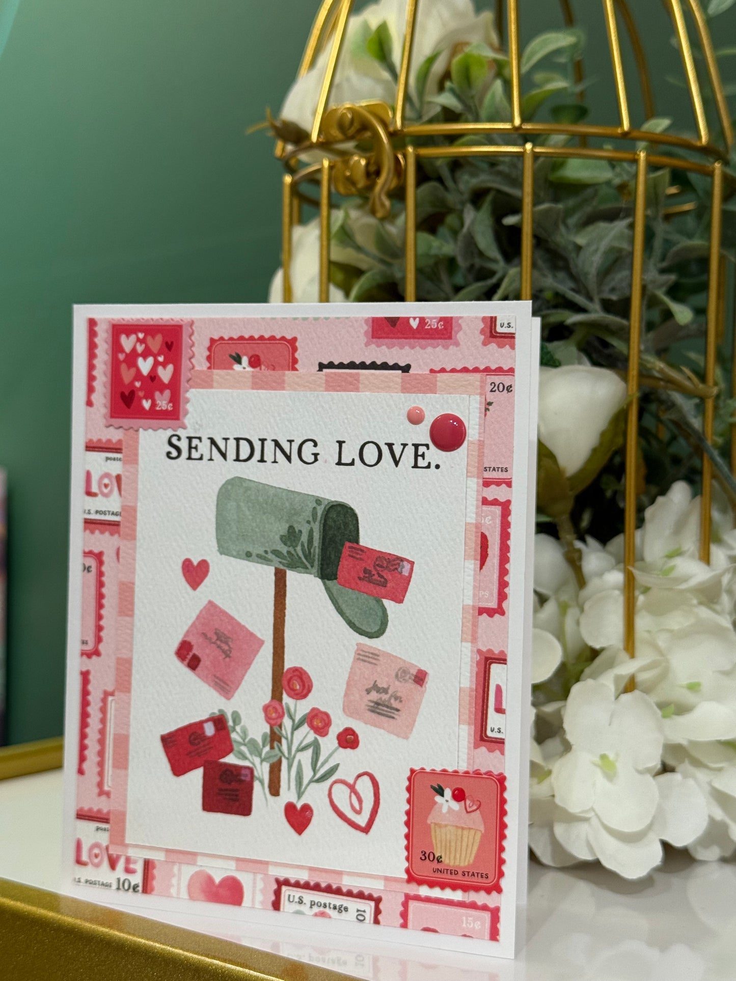 【手作心意卡】我的情人系列情人節卡 - Sending love