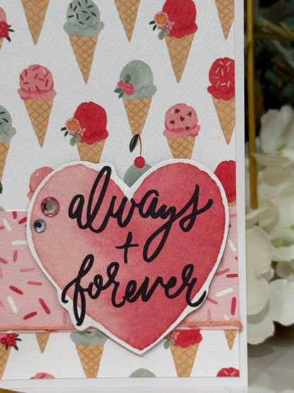 【手作心意卡】我的情人系列情人節卡 - Always & forever