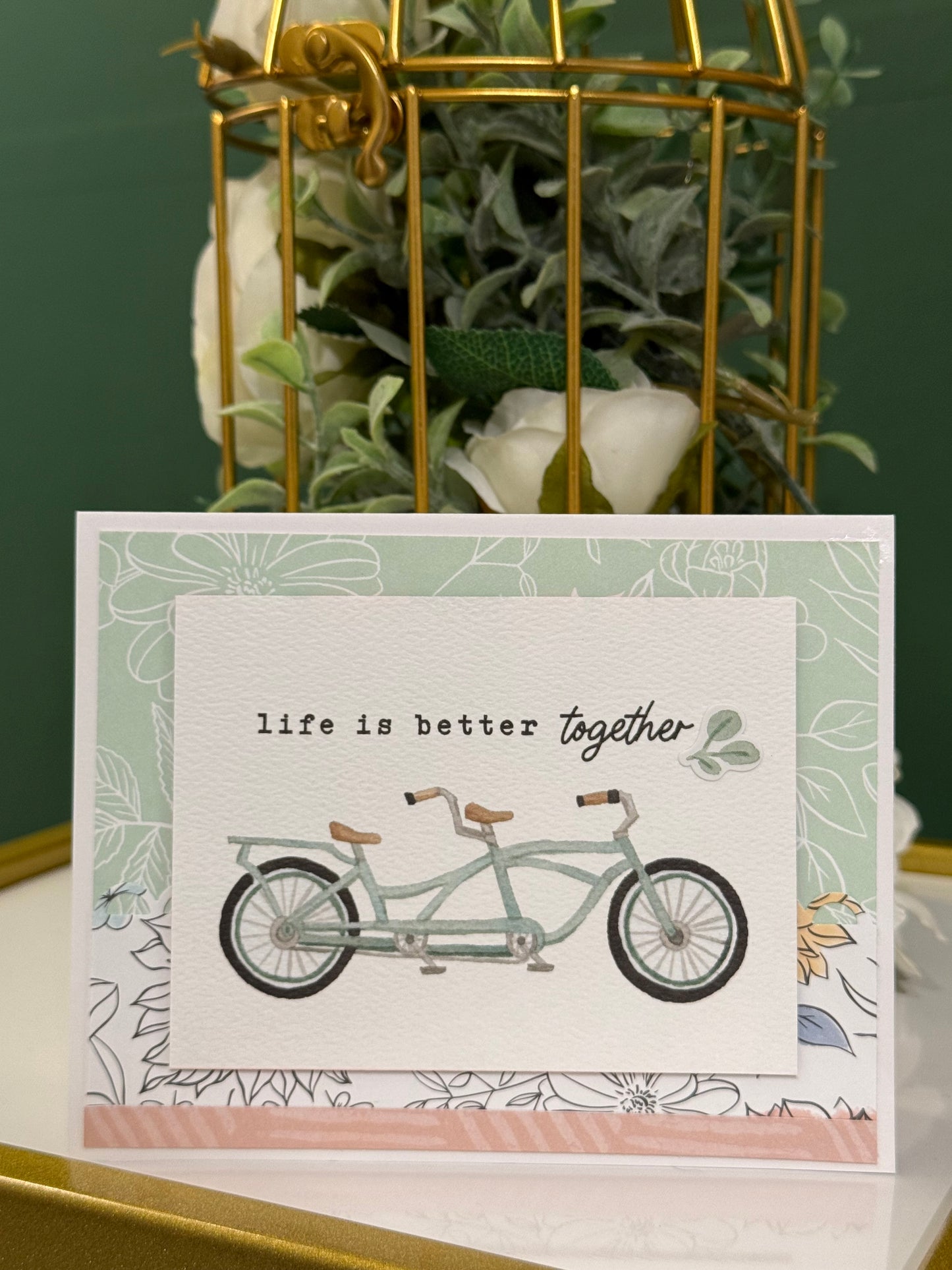 【手作心意卡】我的情人系列情人節卡 - Life is better together
