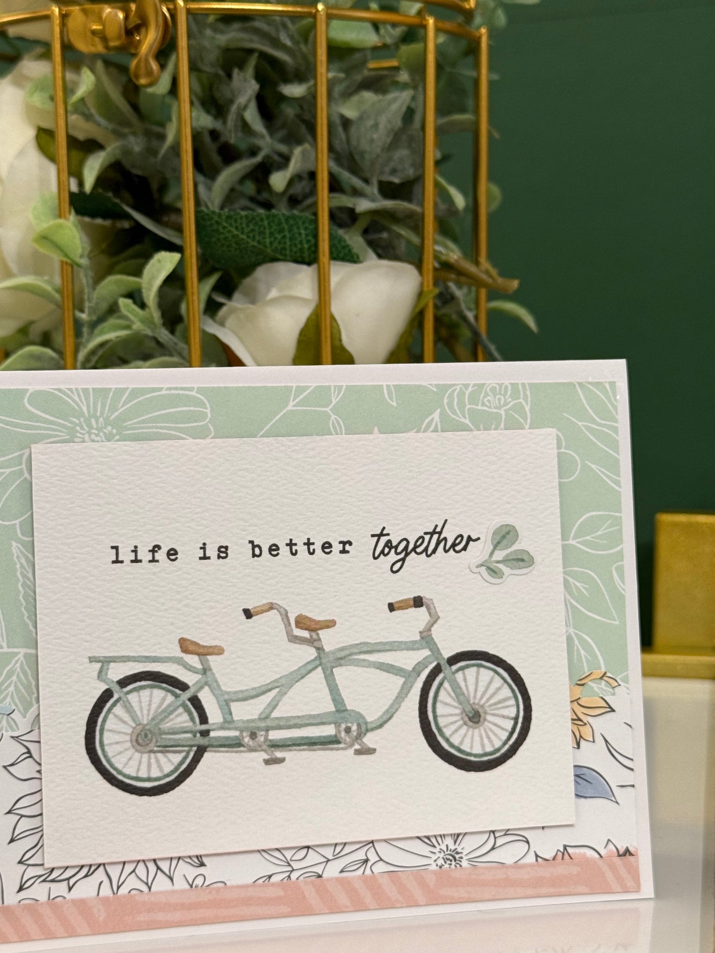 【手作心意卡】我的情人系列情人節卡 - Life is better together