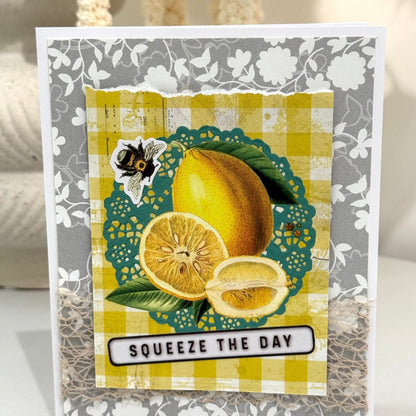 【手作心意卡】珍惜當下系列萬用卡 - Squeeze the day