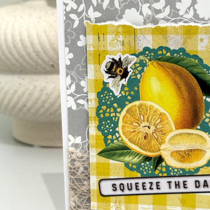 【手作心意卡】珍惜當下系列萬用卡 - Squeeze the day