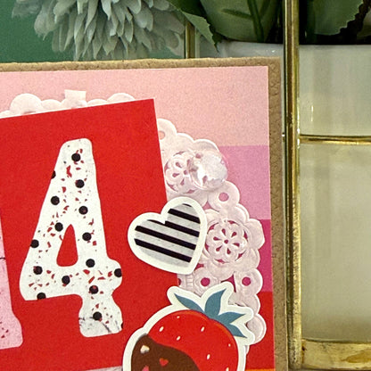 【手作心意卡】心心眼系列迷你情人節卡 - Feb 14