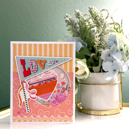 【手作心意卡】心心眼系列情人節卡 - Love