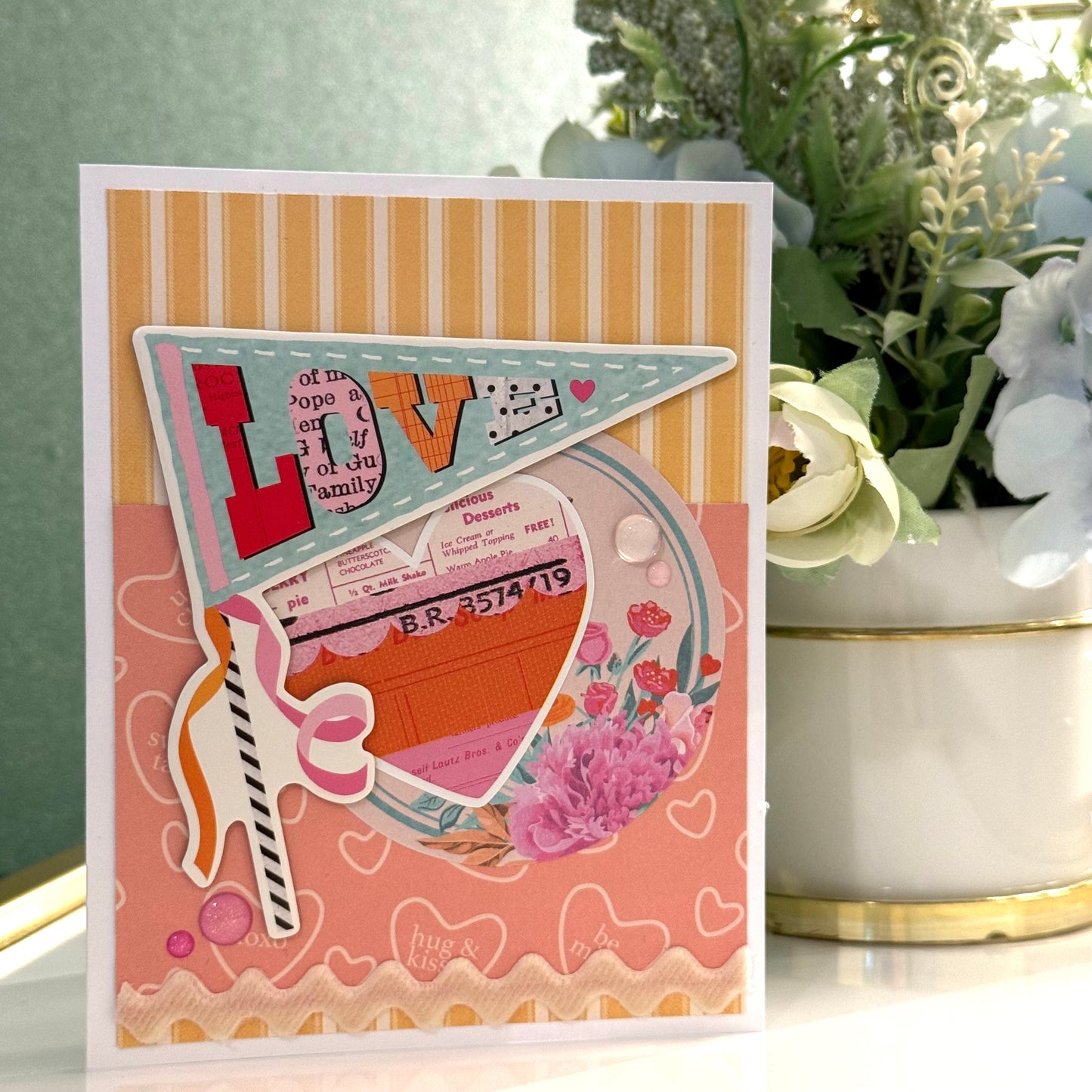 【手作心意卡】心心眼系列情人節卡 - Love