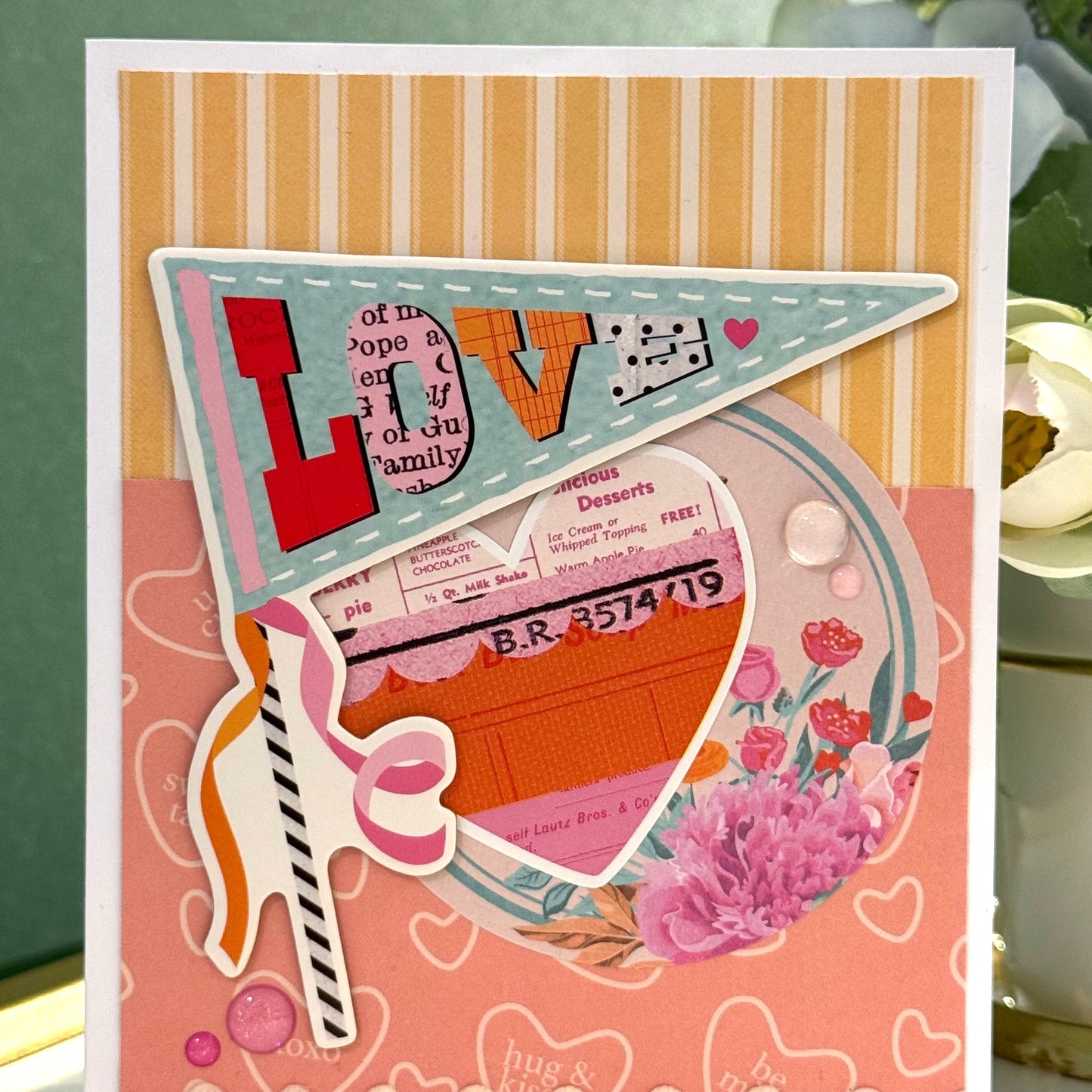 【手作心意卡】心心眼系列情人節卡 - Love