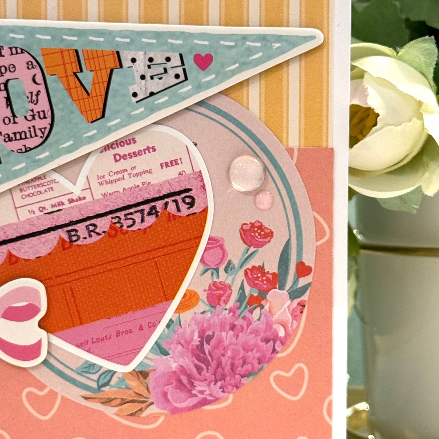 【手作心意卡】心心眼系列情人節卡 - Love