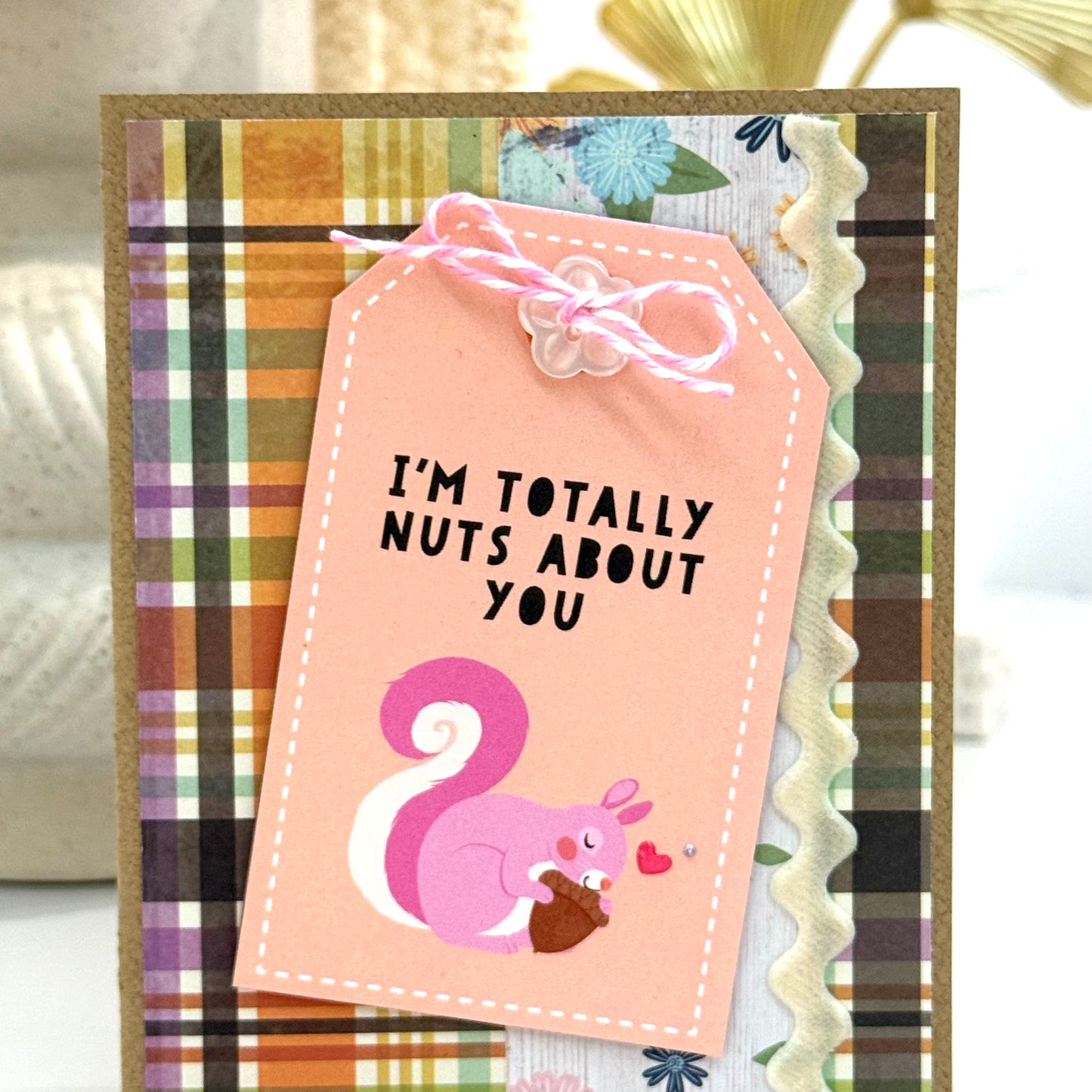 【手作心意卡】心心眼系列情人節卡 - I'm totally nuts about you