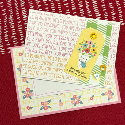 【手作心意卡】滿滿的愛系列迷你情人節卡 - Sending you a brunch a love