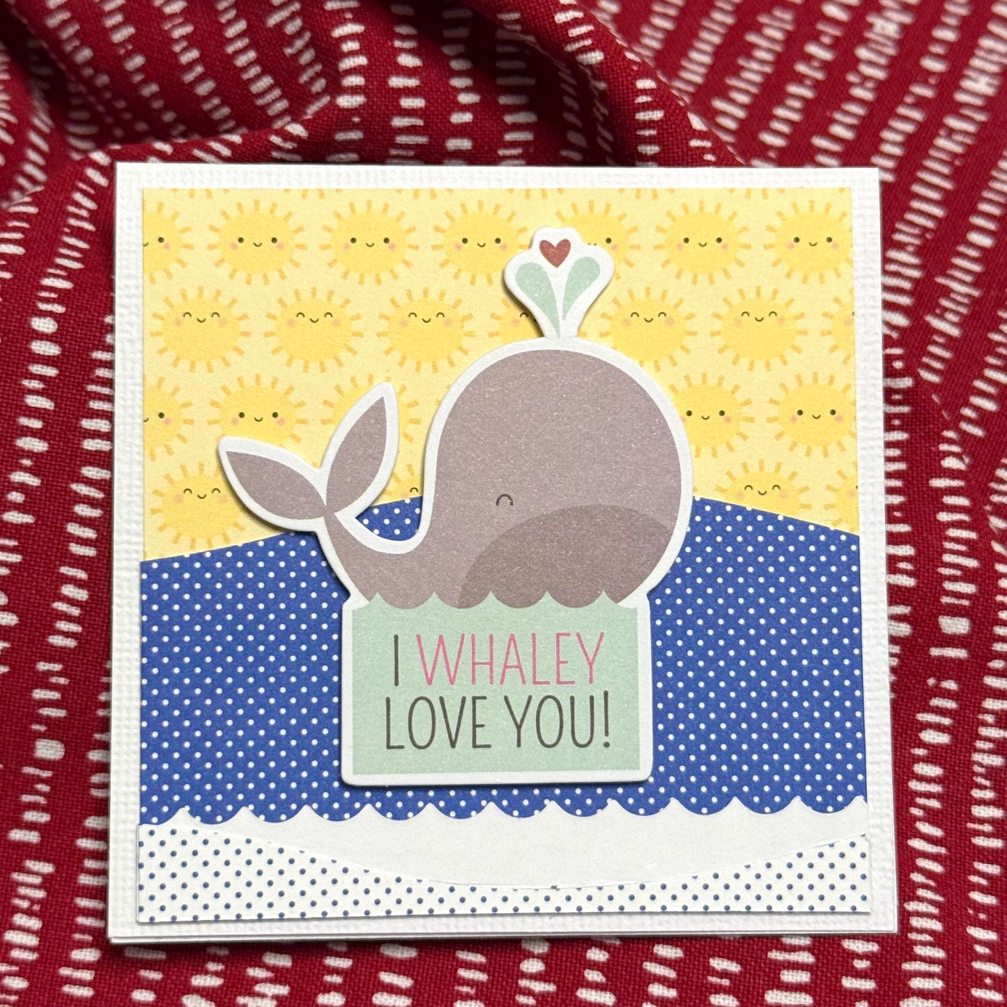 【手作心意卡】心心眼系列迷你情人節卡 - I whaley love you