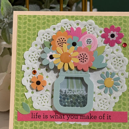 【手作心意卡】蝴蝶之吻系列迷你萬用卡 - Life is what you make of it