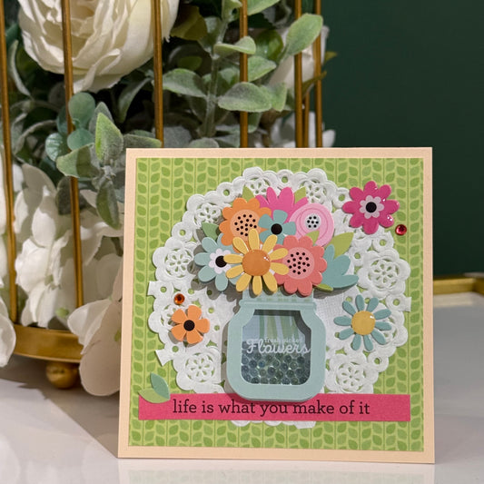 【手作心意卡】蝴蝶之吻系列迷你萬用卡 - Life is what you make of it