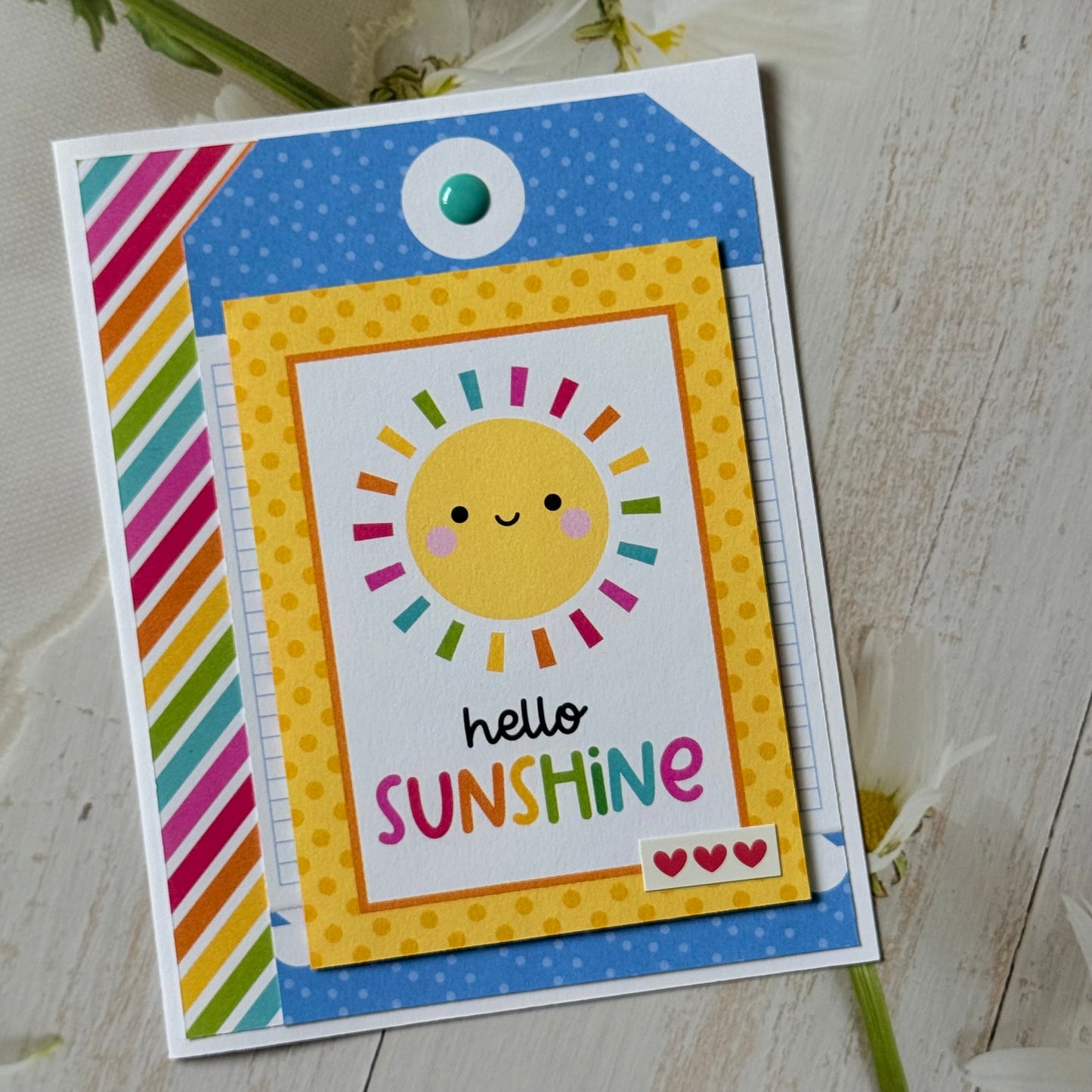 【手作心意卡】謐語幸運系列萬用卡 - Hello sunshine