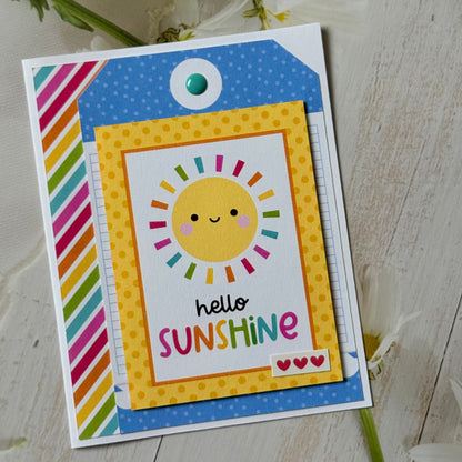【手作心意卡】謐語幸運系列萬用卡 - Hello sunshine