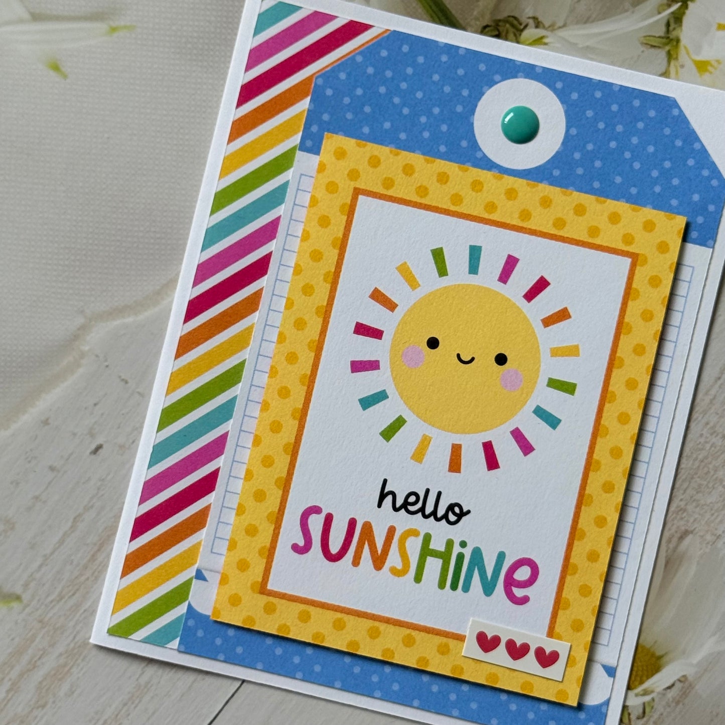 【手作心意卡】謐語幸運系列萬用卡 - Hello sunshine