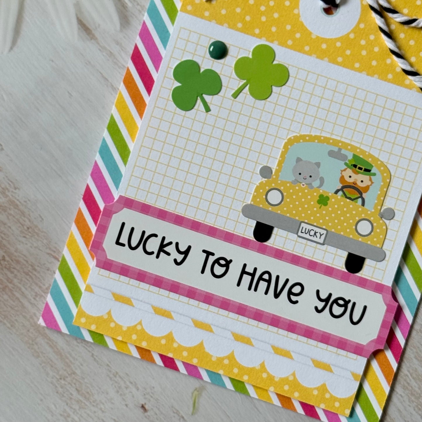 【手作心意卡】謐語幸運系列萬用卡 - Lucky to have you