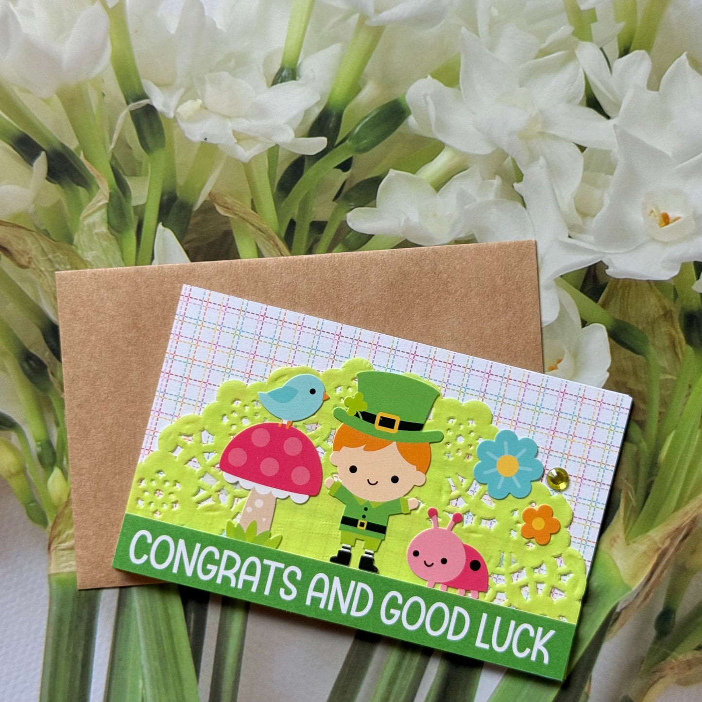 【手作心意卡】謐語幸運系列萬用卡 - Congrats and good luck