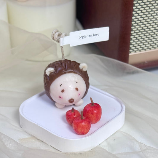 Handmade candles ✨ Adorable Hedgehog Candle