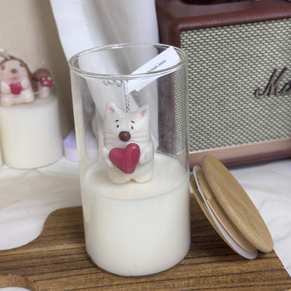 Handmade candles ✨ Sweet Heart Meow Candle Jar