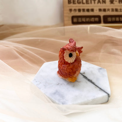 Mini Owl Wax Scented Candle - Pair