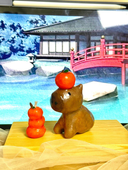 [Begleitan Exclusive]  ✨Handmade candles✨ Lucky Capybara  🕯️