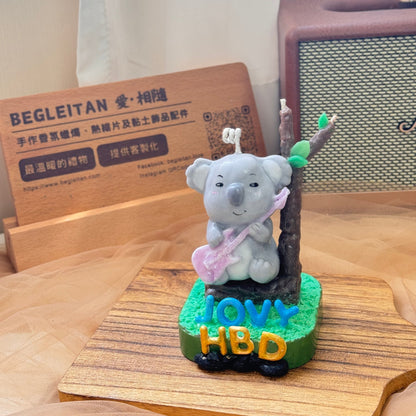 [Begleitan Exclusive]  ✨Handmade candles✨ Koala & His Guitar