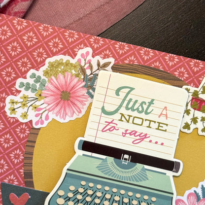 【手作心意卡】值得重視的人和事系列感謝卡 - Just a note to say thank you