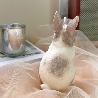 Back You Up Rabbit Scented Candle - Grey