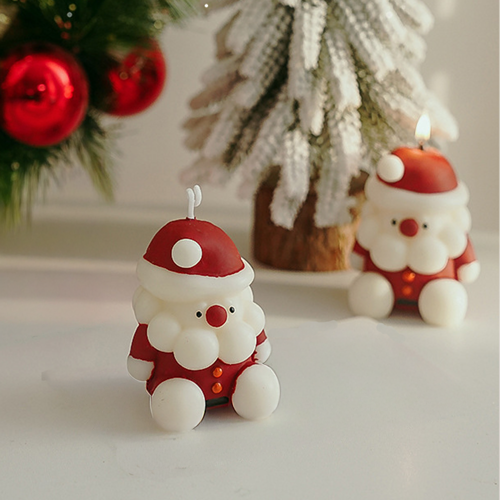 聖誕老人造型香氛蠟燭 – 英國梨小蒼蘭香氣