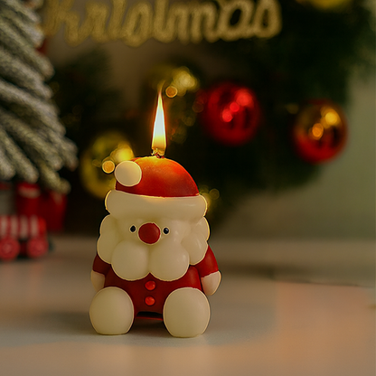 聖誕老人造型香氛蠟燭 – 英國梨小蒼蘭香氣